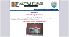 Desktop Screenshot of alcatrazstoragebrownsburg.com